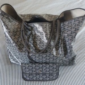 Authentic Goyard St Louis PM in Grey Monogram